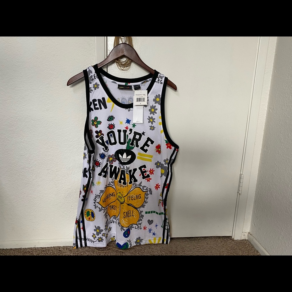 Pharrell Williams Doodle Tank